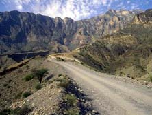 Arabien, Oman-Expeditionen - Gebirgspiste im westlichen Hajar
